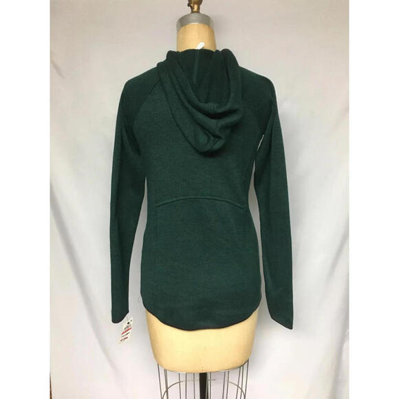 Ideology Quarter-Zip Hoodie Sweater XXL Deep Pine - Picture 2 of 2